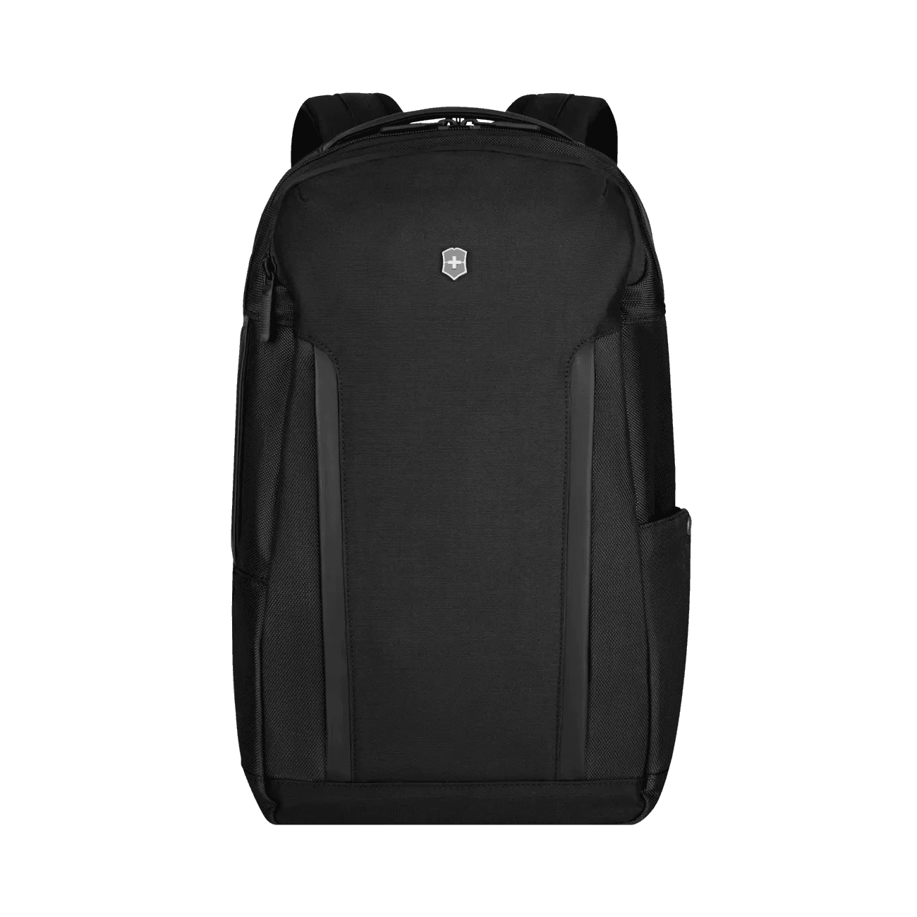 Schwarzer Rucksack für Damen & Herren vorne