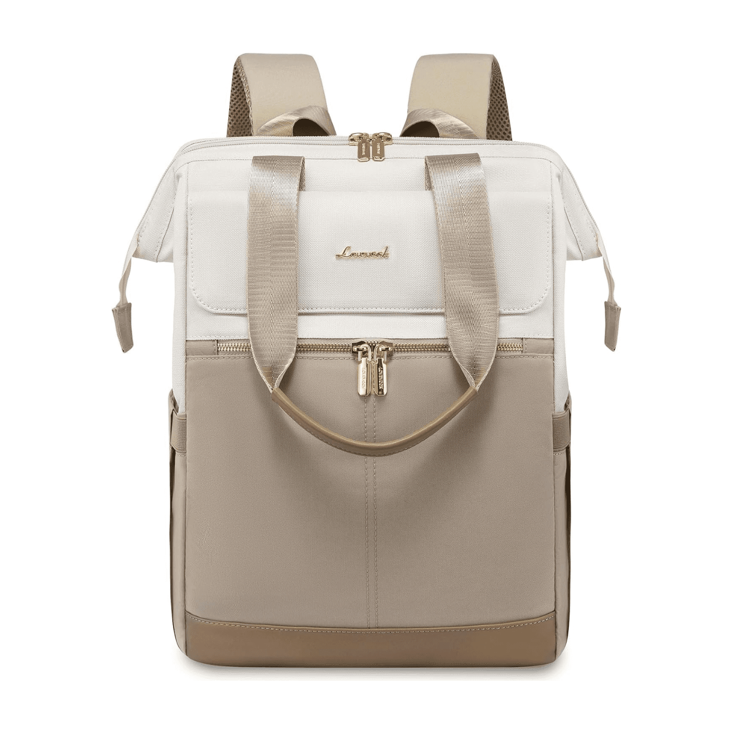 Moderner Rucksack Damen beige