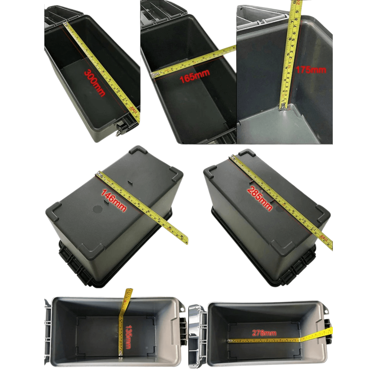 Munitionskoffer, Patronenbox und Munitionsbox genauere maße 50