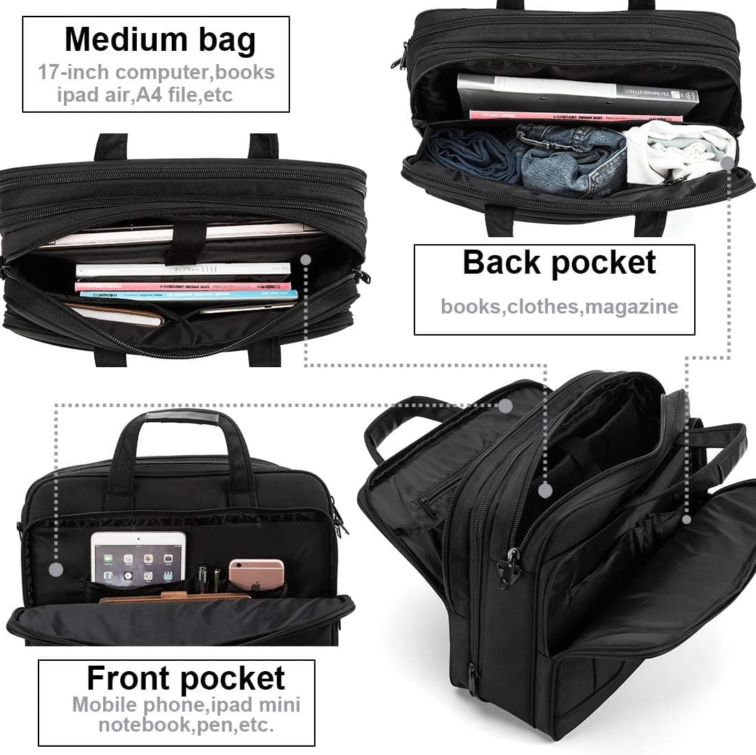 Lehrertasche damen Herren innentaschen