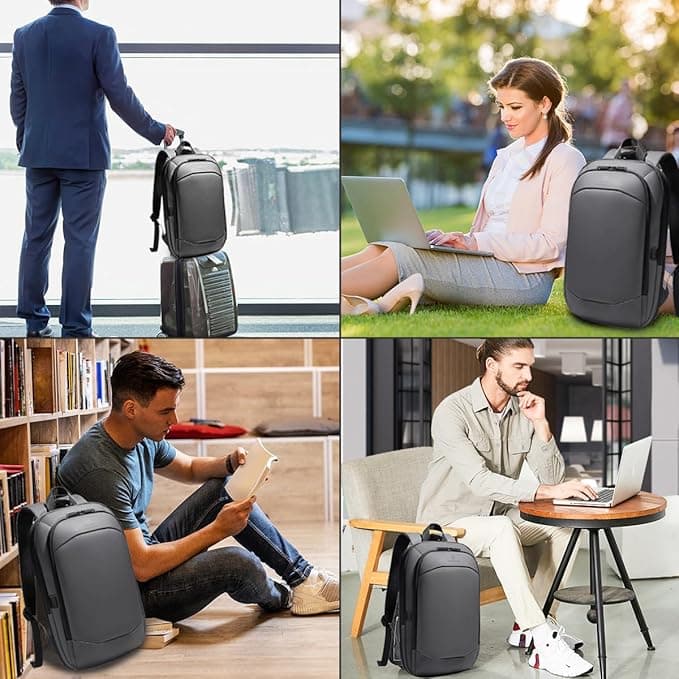 Laptoptasche mit Rucksackfunktion, Laptop Rucksack 17 Zoll in echtem leben