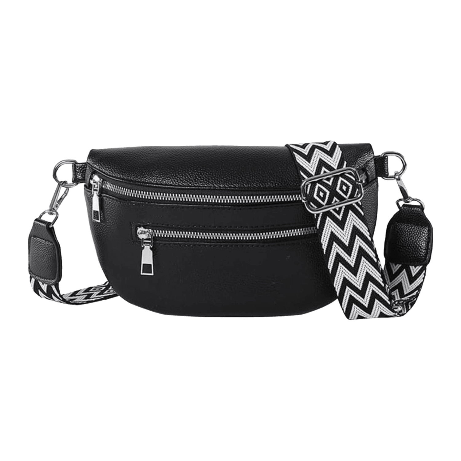 Bauchtasche Damen, kleine Gürteltasche Damen aus Kunstleder