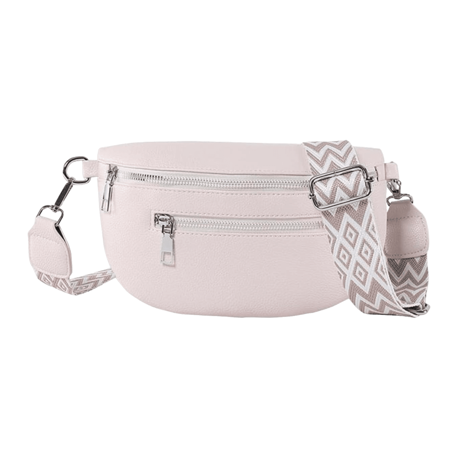 Halbmond Damen Bauchtasche aus Kunstleder