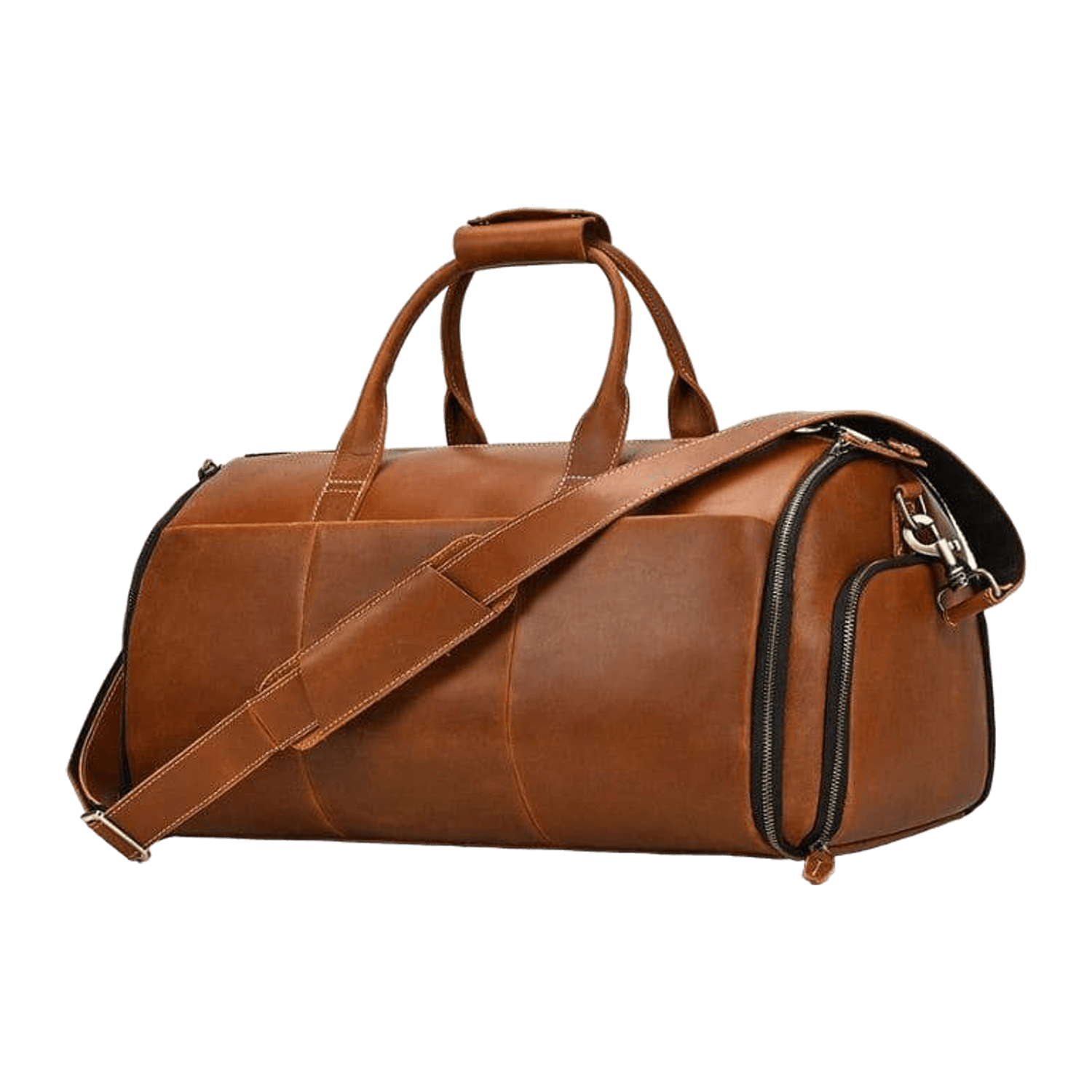 Leder Weekender Herren Damen