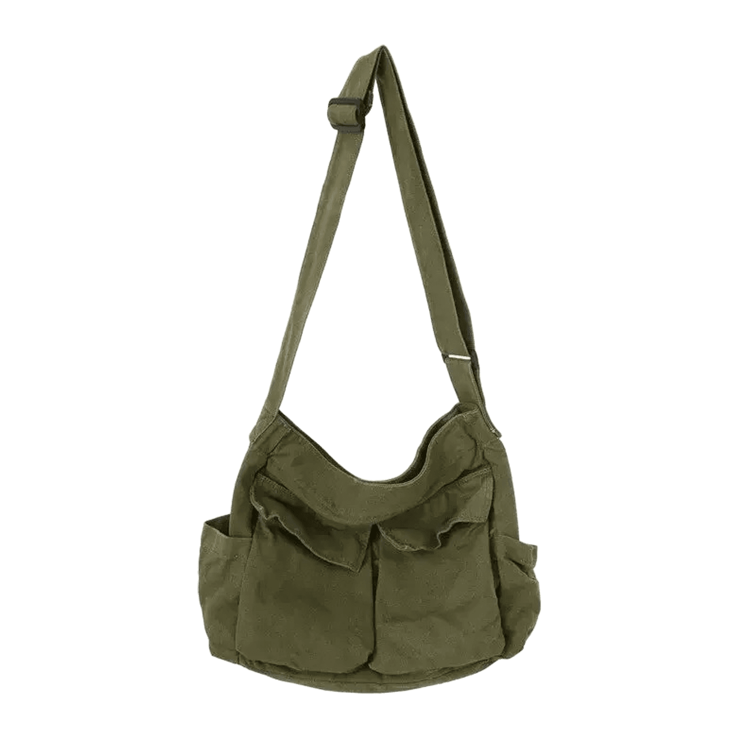 Canvas Umhängetasche Herren Vintage khaki