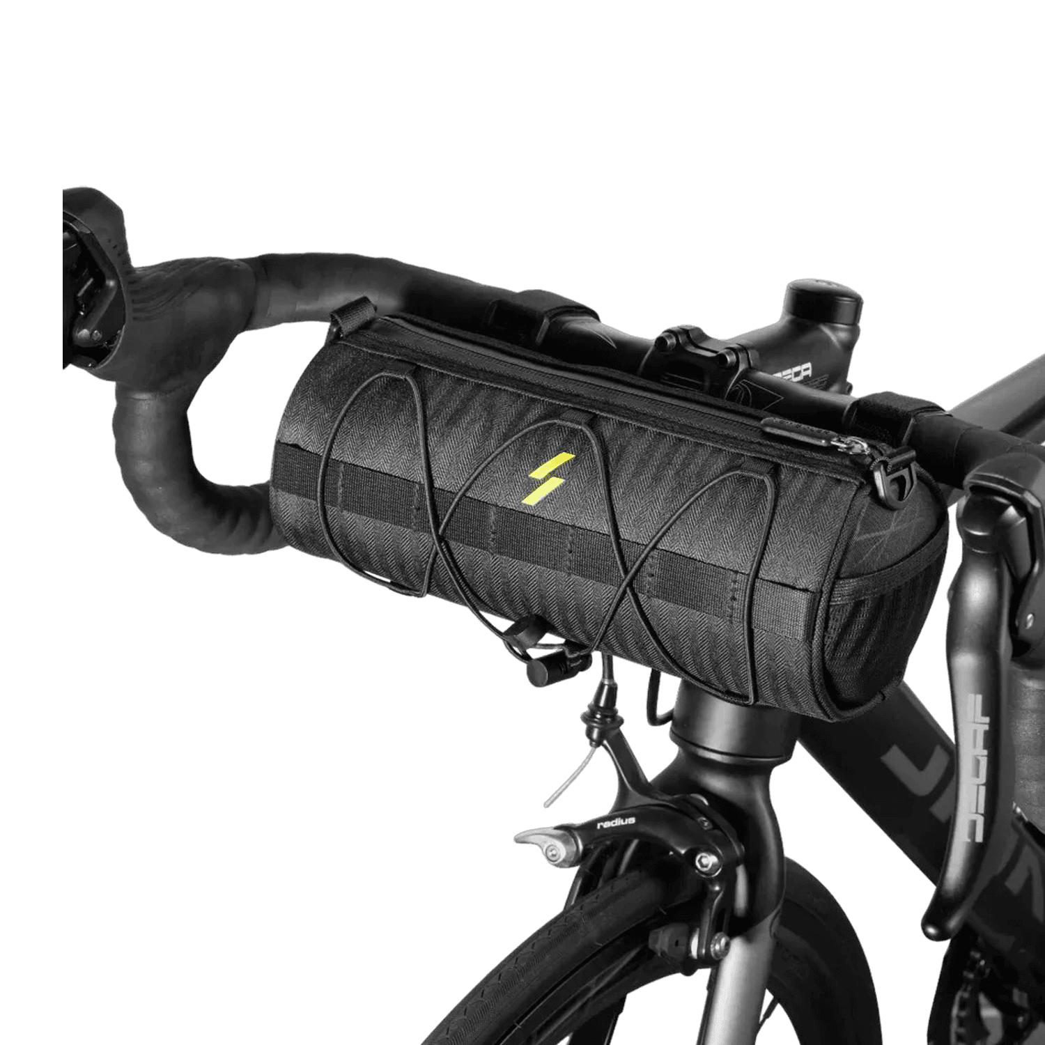 Fahrrad-Lenkerrolle 2,5 l am Rennradlenker montiert