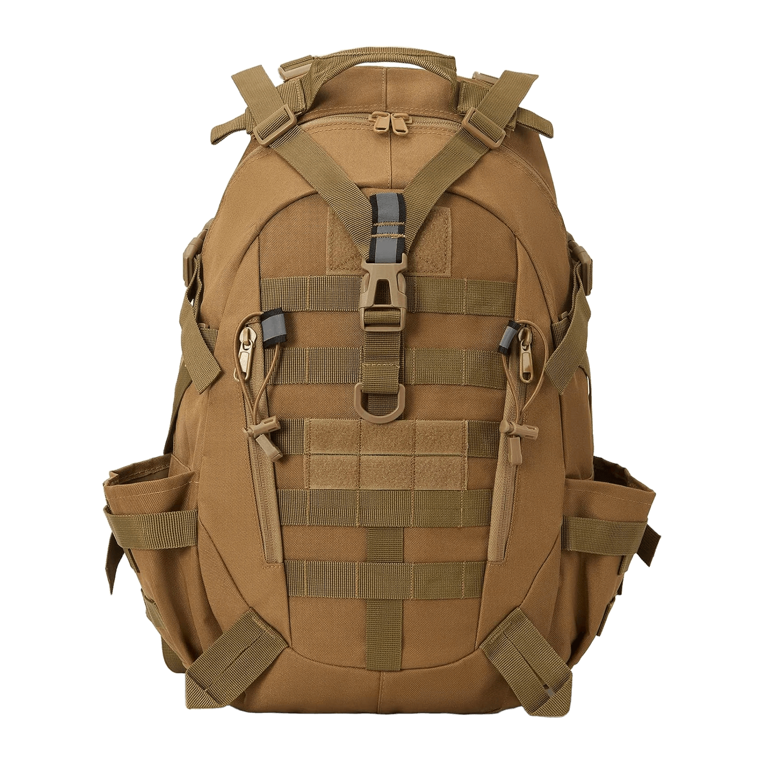 40L Herren Wanderrucksack mit Molle-System - Komfort, Ordnung & Sicherheit für jedes Outdoor-Abenteuer Khaki
