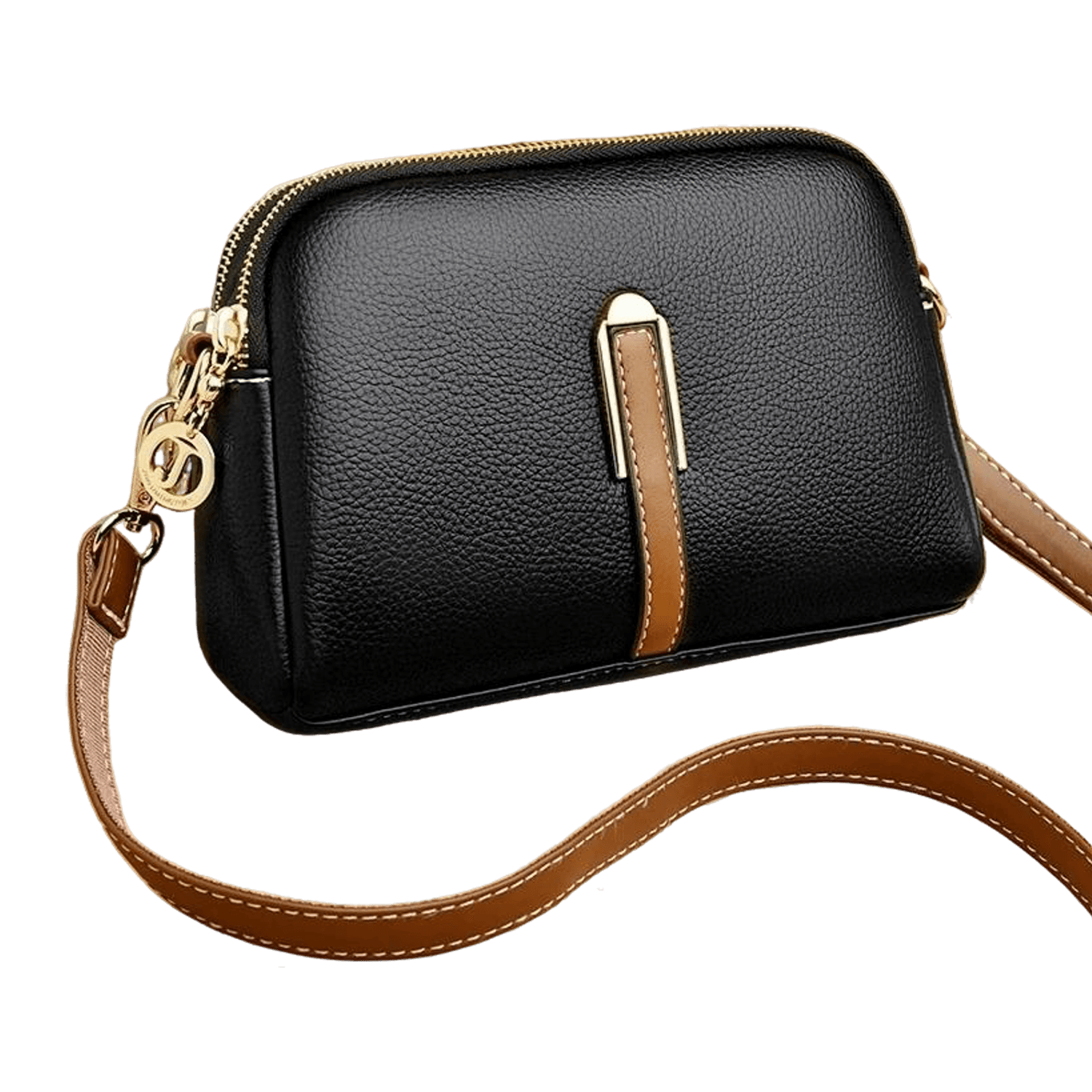 Damen Crossbody Tasche Echtleder
