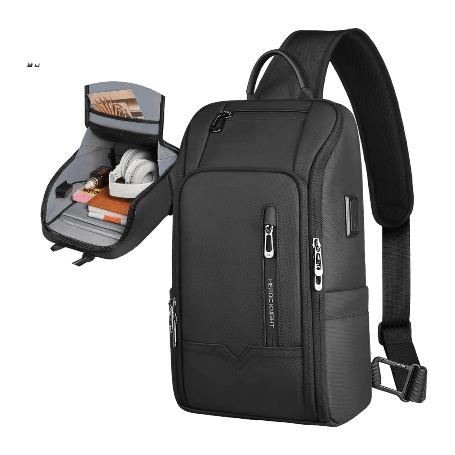 Anti-Diebstahl-Sling Herren wasserabweisend