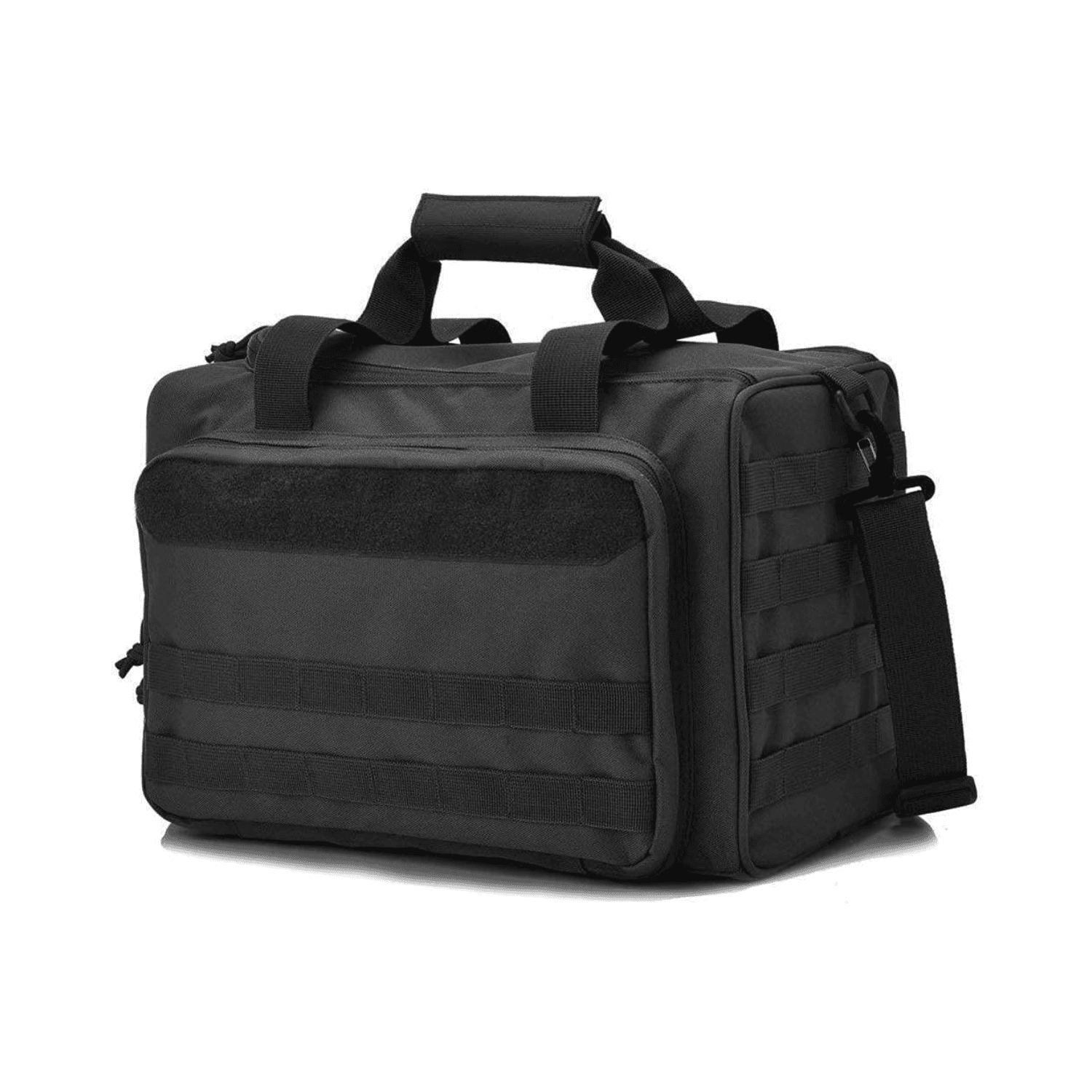 Waffentasche für Kurzwaffen schwarz seitlich