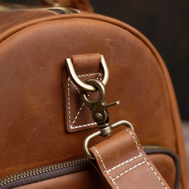 Weekender Herren Leder details seitlich