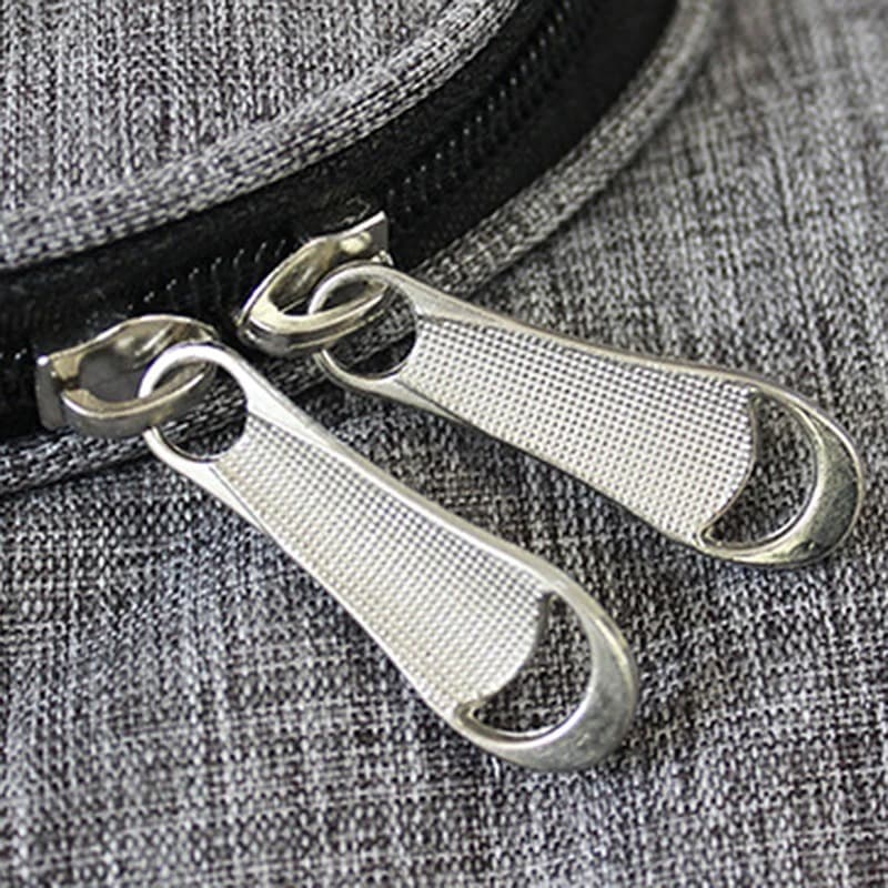 große Reisetasche grau detail verschluss