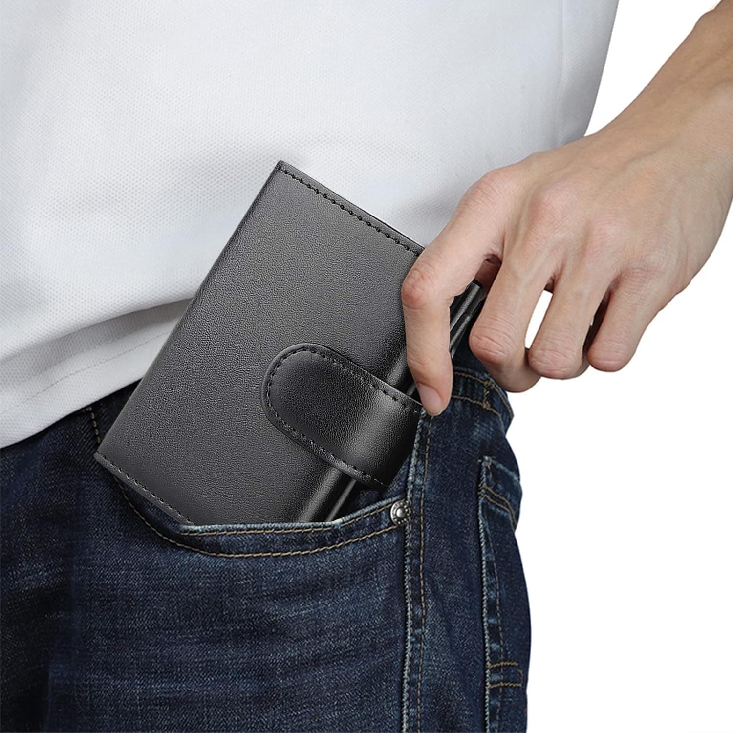 Karten Portemonnaie in der tasche