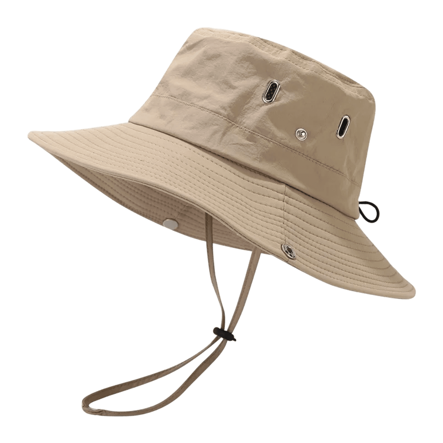 Buschhut mit breiter Krempe - Wasserabweisender Outdoor Sonnenhut, Khaki