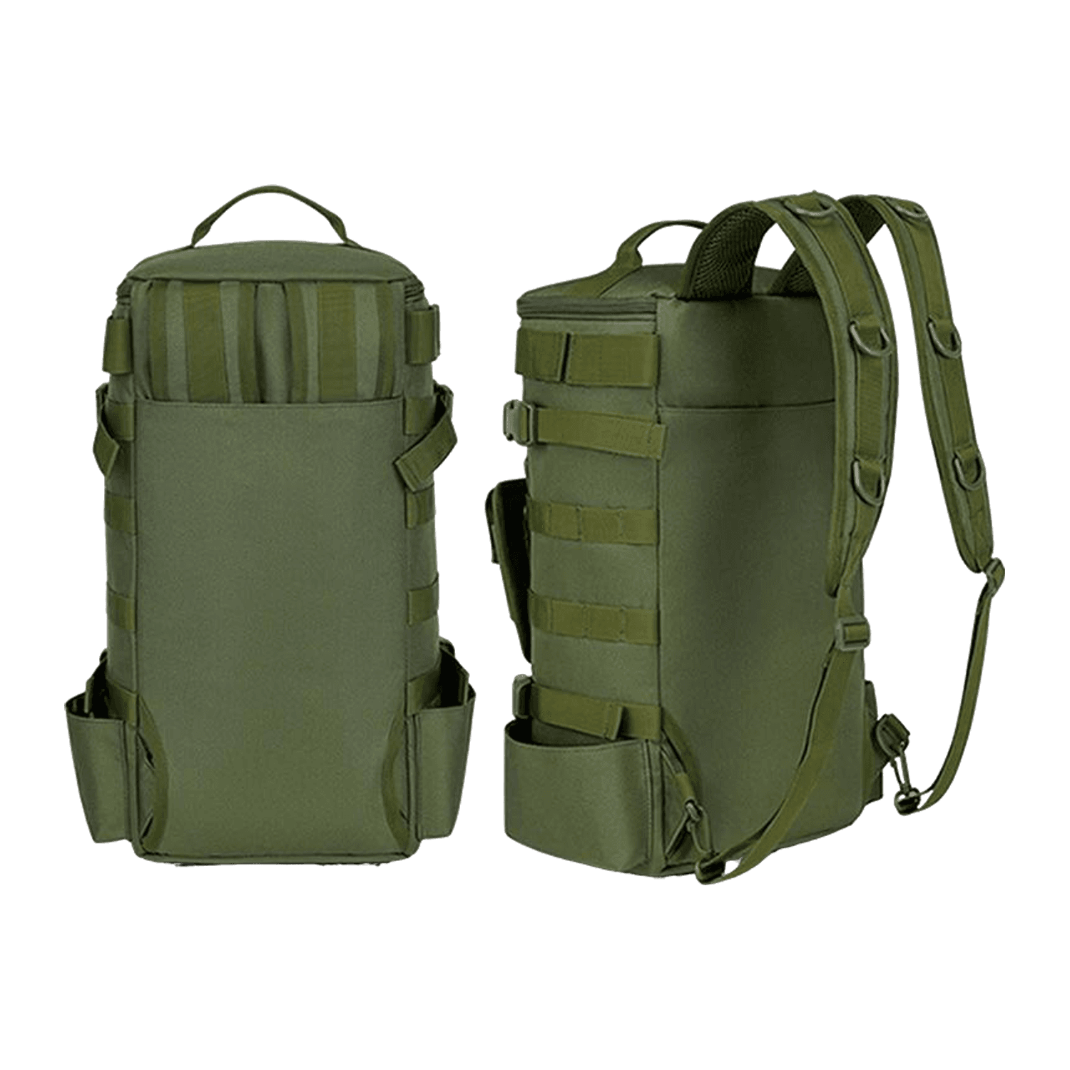 Angelrucksack mit Tackle-Boxen - für Köder, Rollen und Zubehör