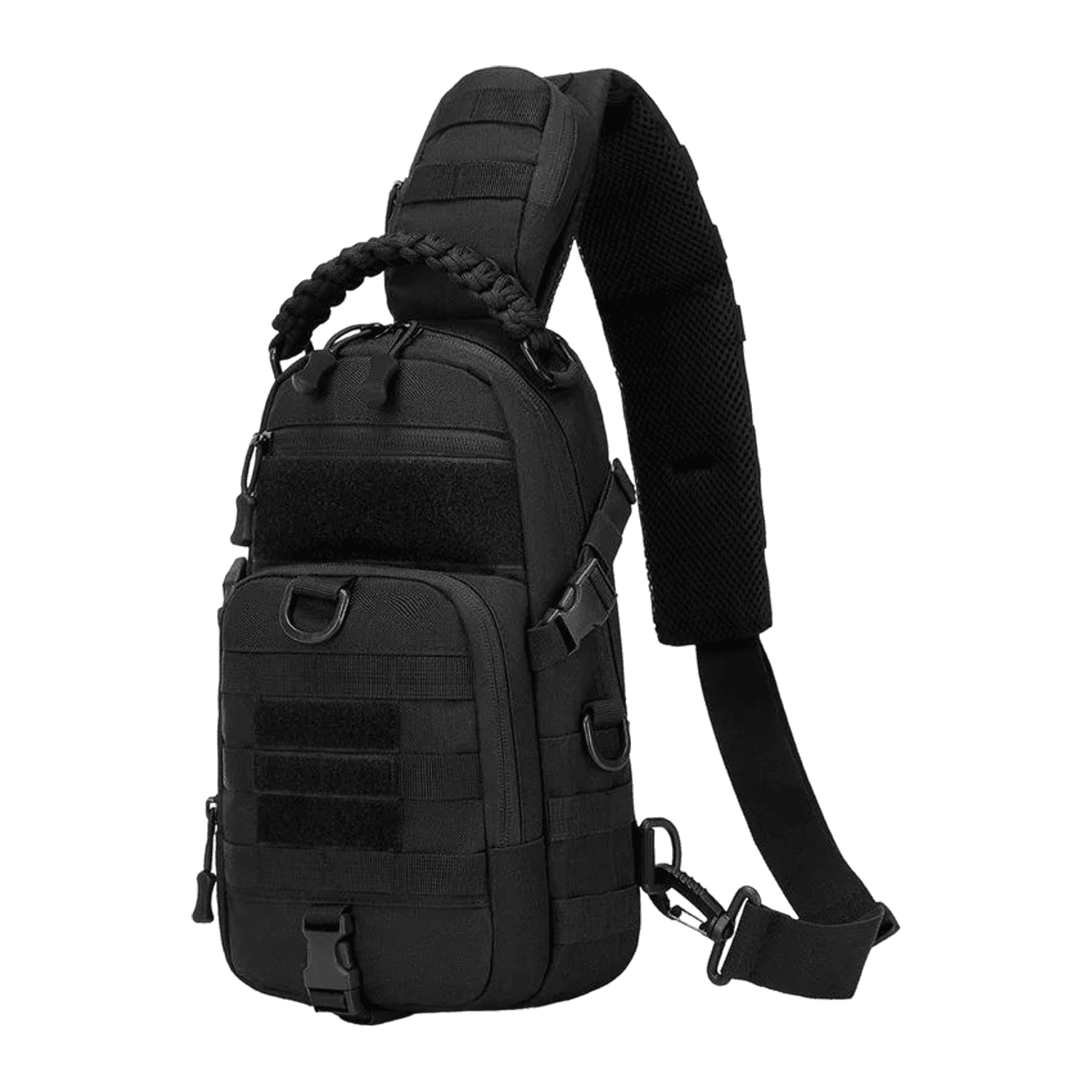 Taktischer Sling Rucksack - EDC Crossbody-Rucksack mit MOLLE und verdecktem Waffenfach