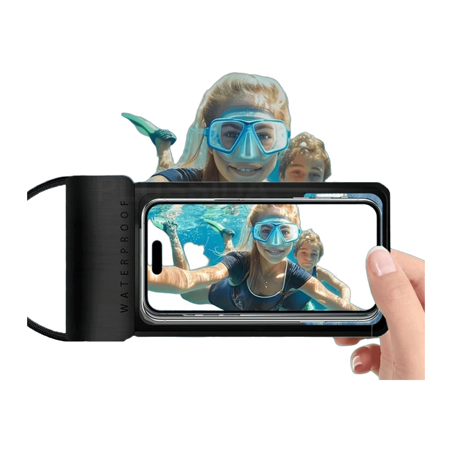 Wasserdichte Handyhülle - IPX8 Unterwasser-Schutztasche für Smartphones bis 7 Zoll
