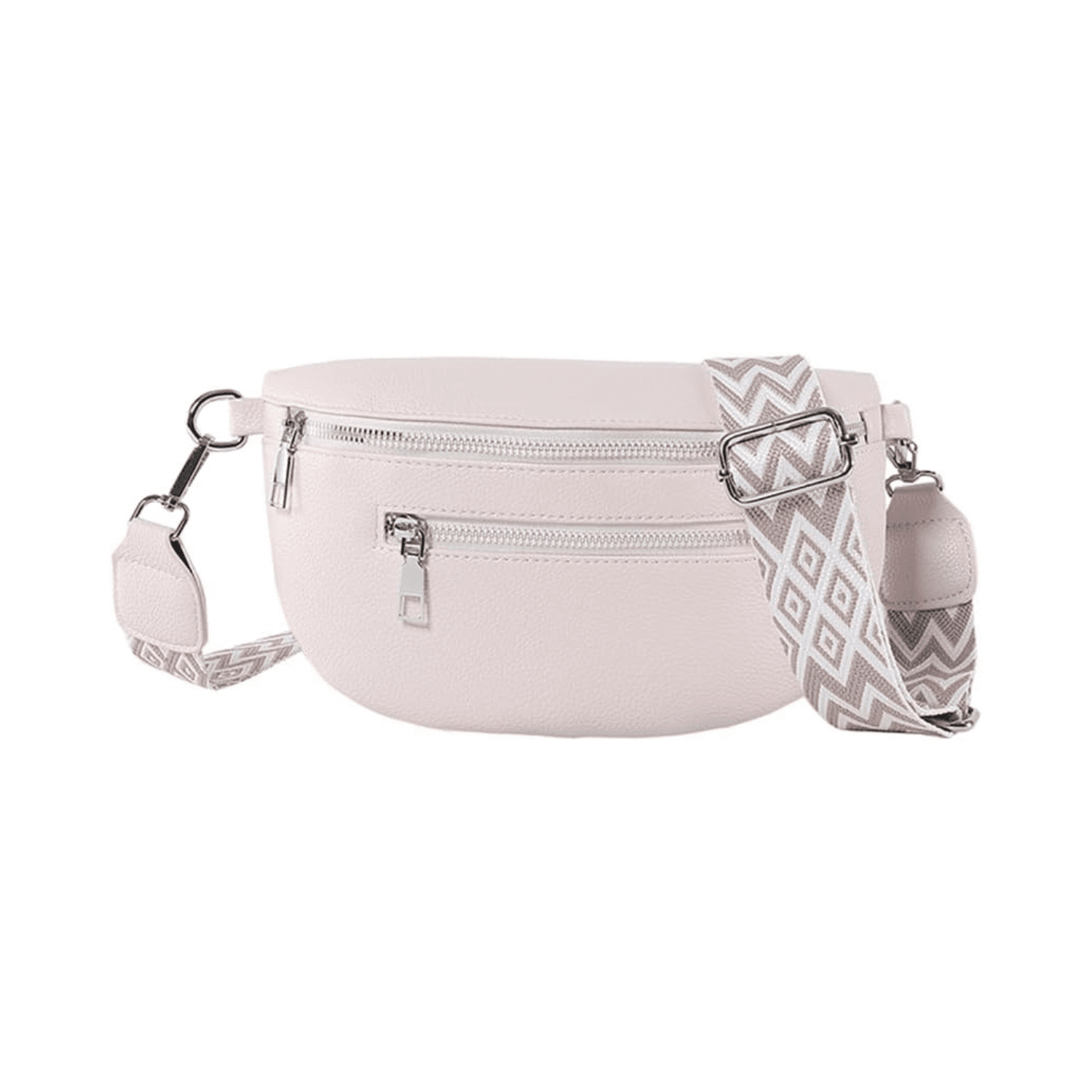 Halbmond Damen Leder-Bauchtasche – Alles Wichtige sicher und stilvoll griffbereit für freie Hände und perfekte Ordnung Bild 0