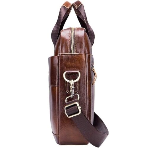 Aktentasche Herren Leder seite