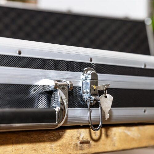 Waffenkoffer abschließbar für Gewehre groesse 82x36x12 schloss