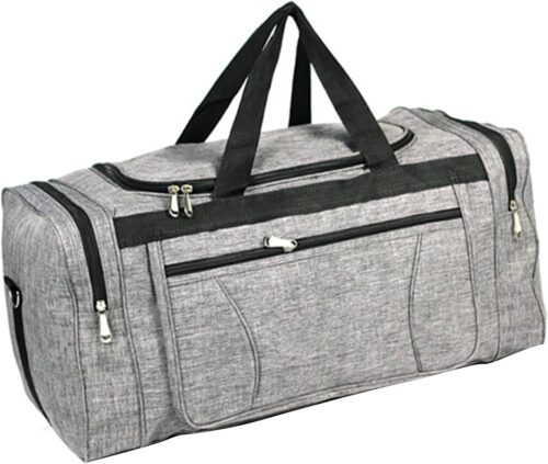 große Reisetasche grau schräg