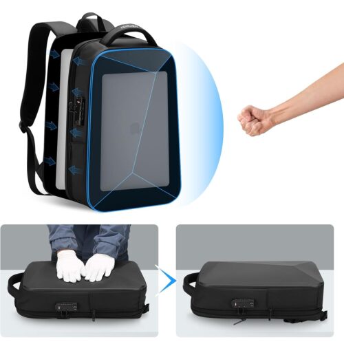 Laptop Rucksack Damen Herren details