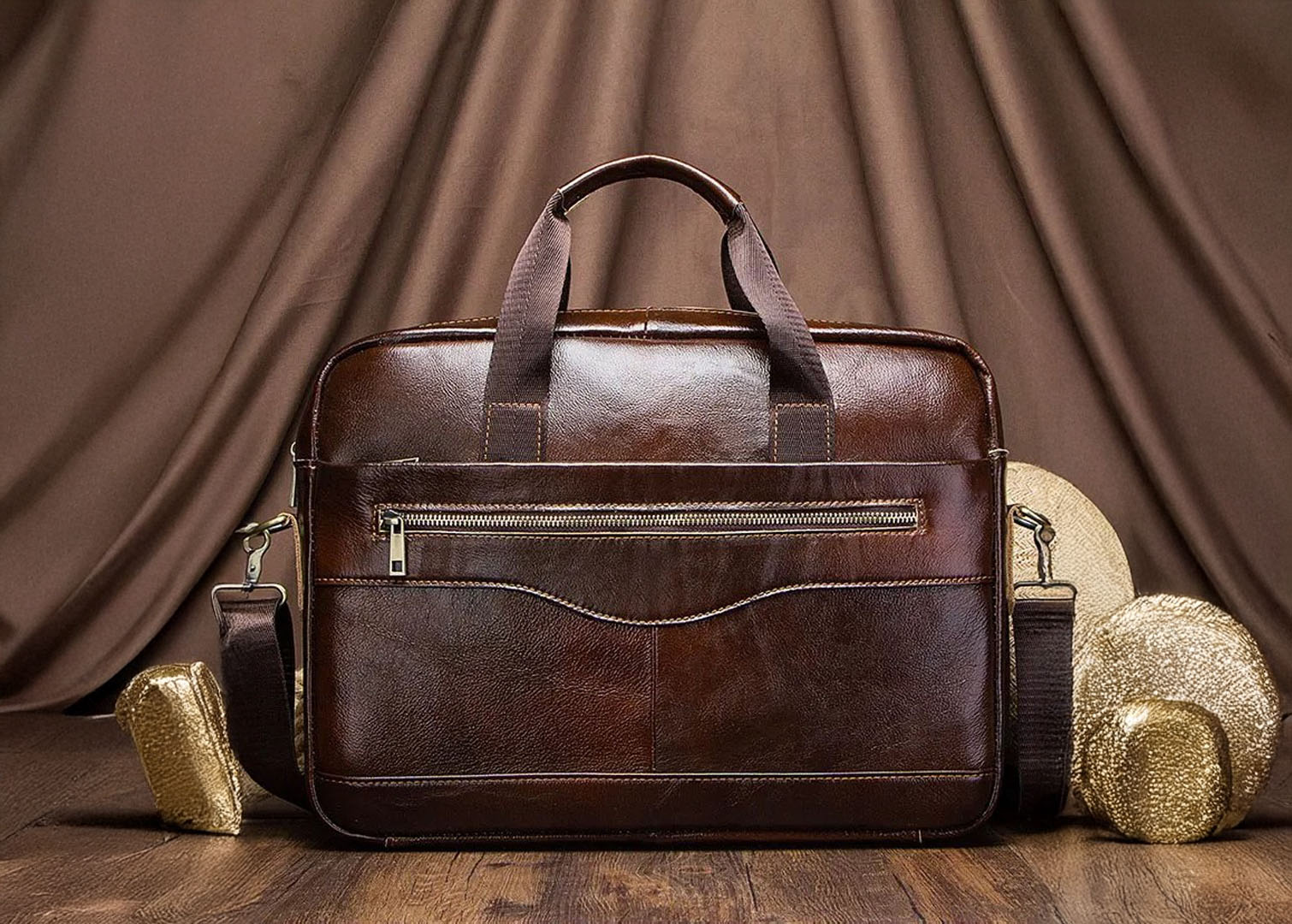 Leder Umhängetasche Herren