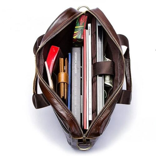 Echtleder Business Aktentasche 14 Bild 3