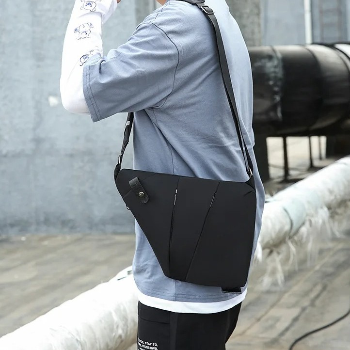 diebstahlsichere Umhängetasche schwarz