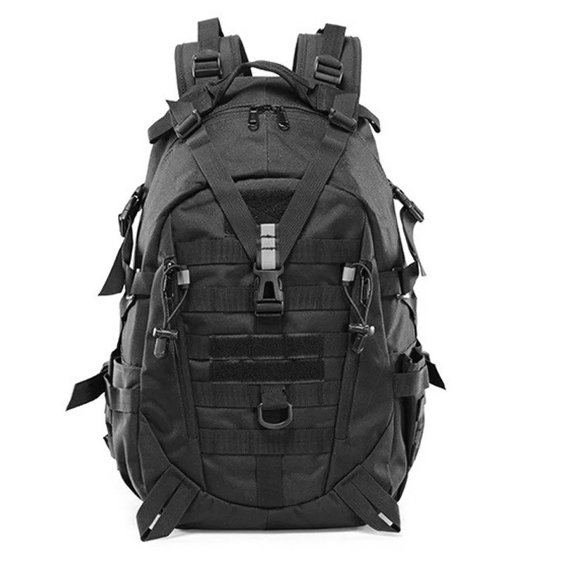 Wanderrucksack Herren 40 Liter schwarz