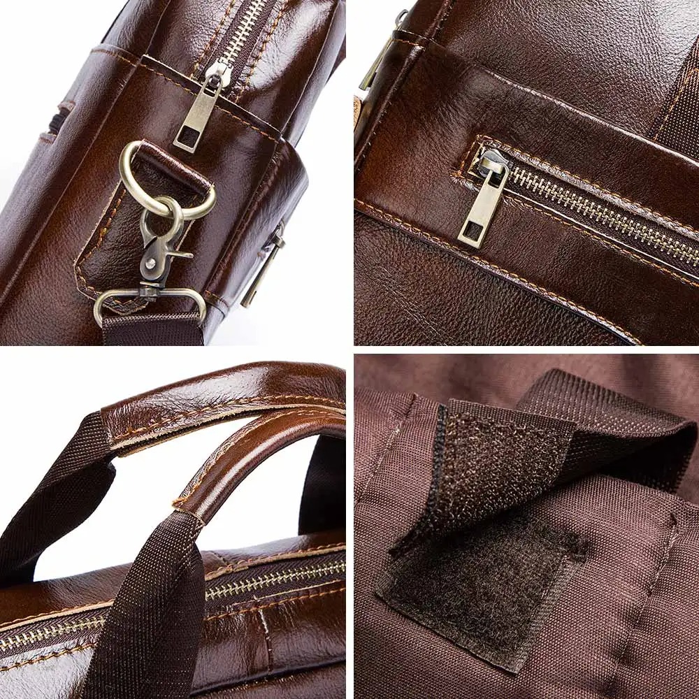 Leder Umhängetasche Herren DETAILS