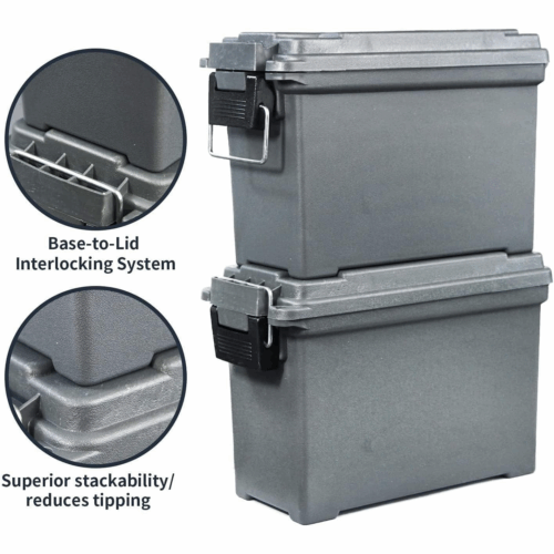 Munitionskoffer, Patronenbox und Munitionsbox zwei details