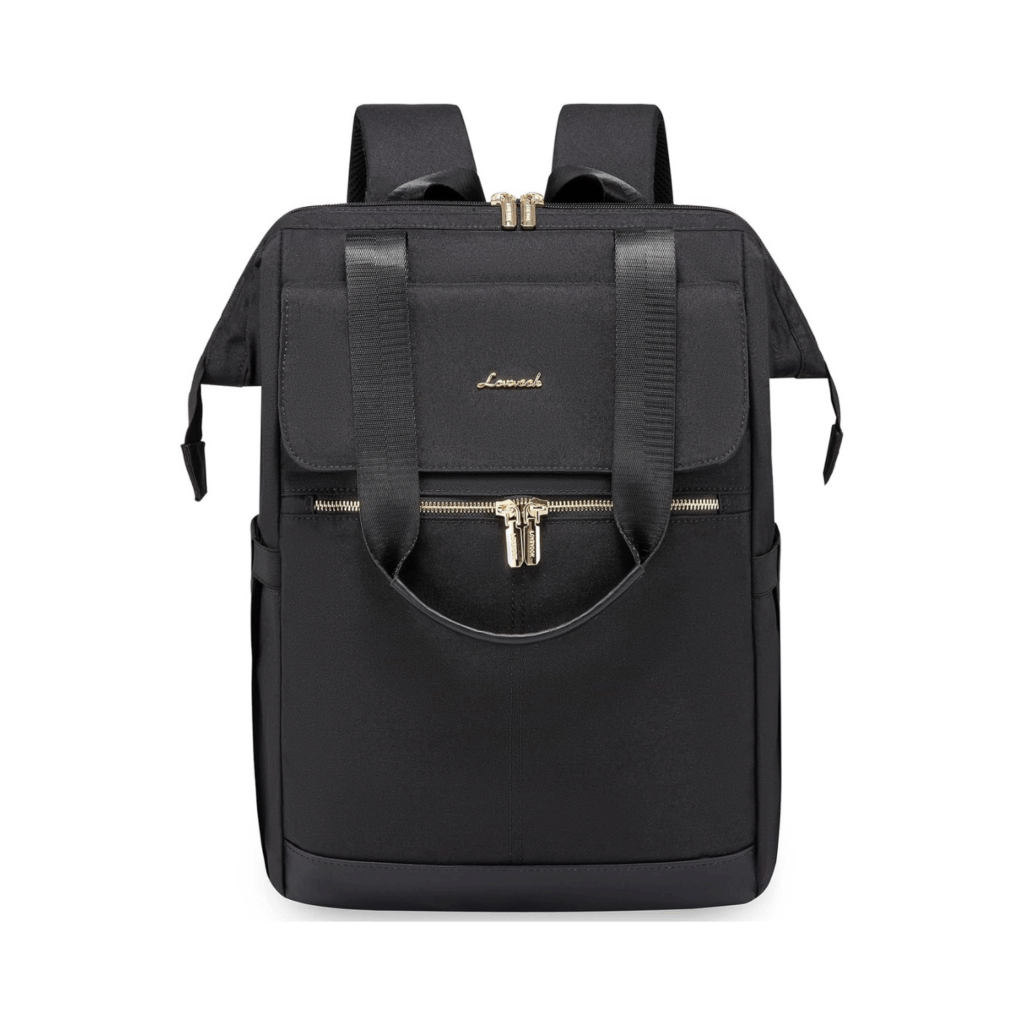 Moderner Rucksack Damen schwarz