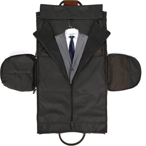 Leder Weekender Herren Damen zusatstasche