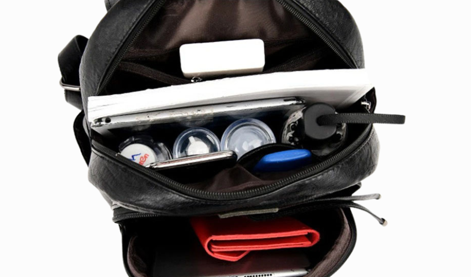 city Rucksack für Damen innen