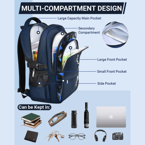 Schulranzen jungen innendetails und info