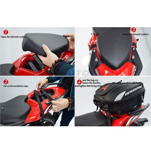 Motorrad Rucksack wasserdicht alle seiten