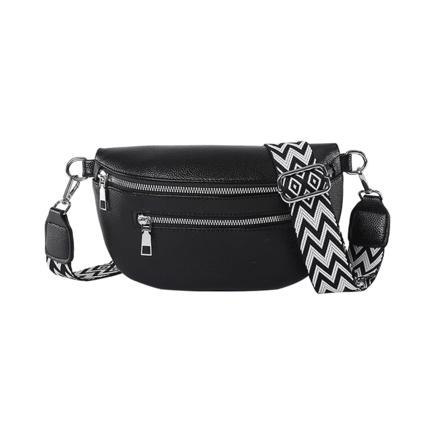 schwarz-Bauchtasche damen, kleine Gürteltasche Damen Leder (1) Bauchtasche damen, kleine Gürteltasche Damen Leder