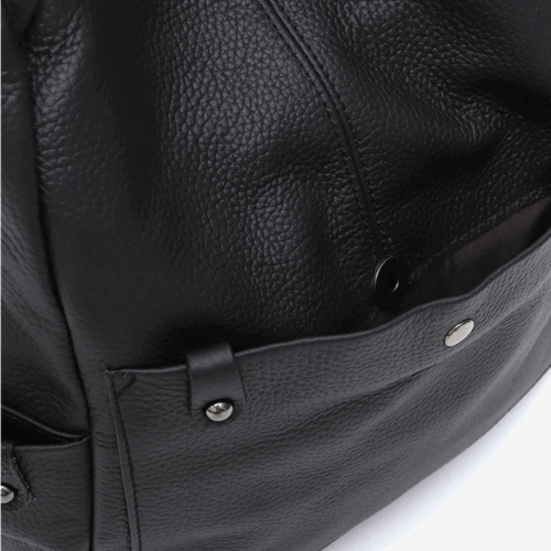 Damen rucksack leder außentasche