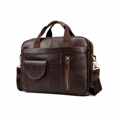 Laptoptasche Leder Herren braun schräg