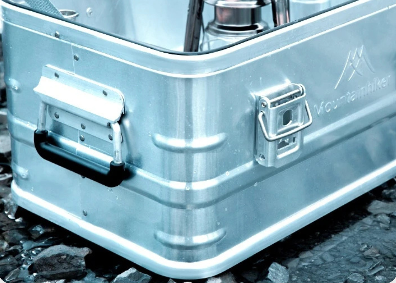 Aluminiumbox Verschluss