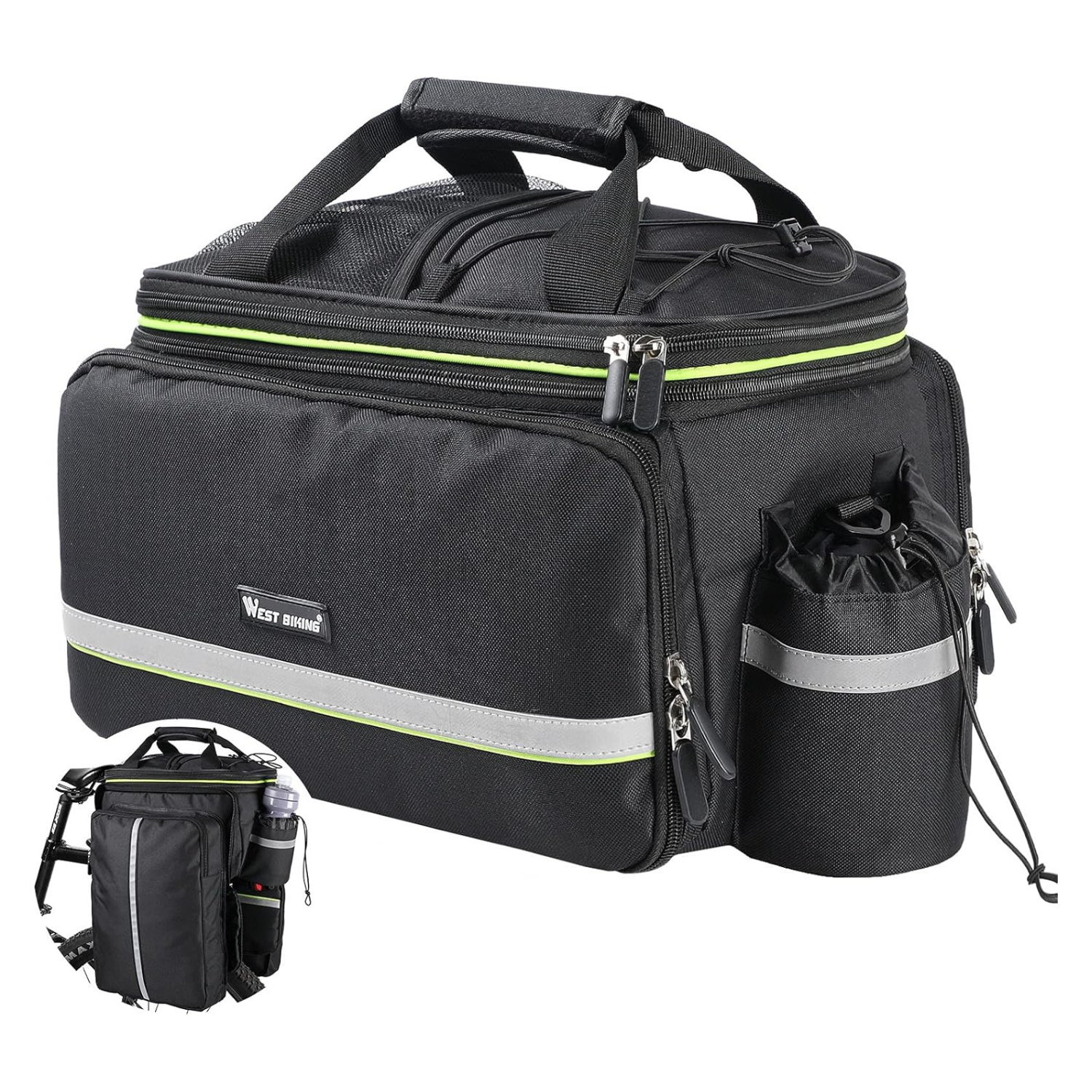 Fahrrad-Gepäckträgertasche (6) Fahrrad Gepäckträgertasche