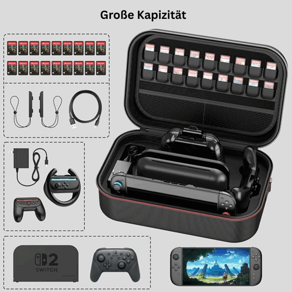 Nintendo Switch Tasche innen