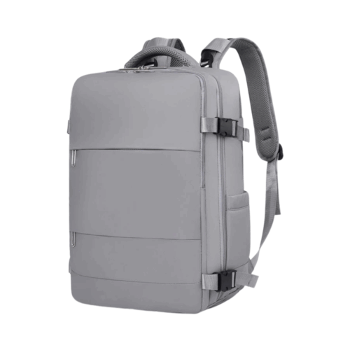 2 in 1 rucksack hand Tasche Damen grau