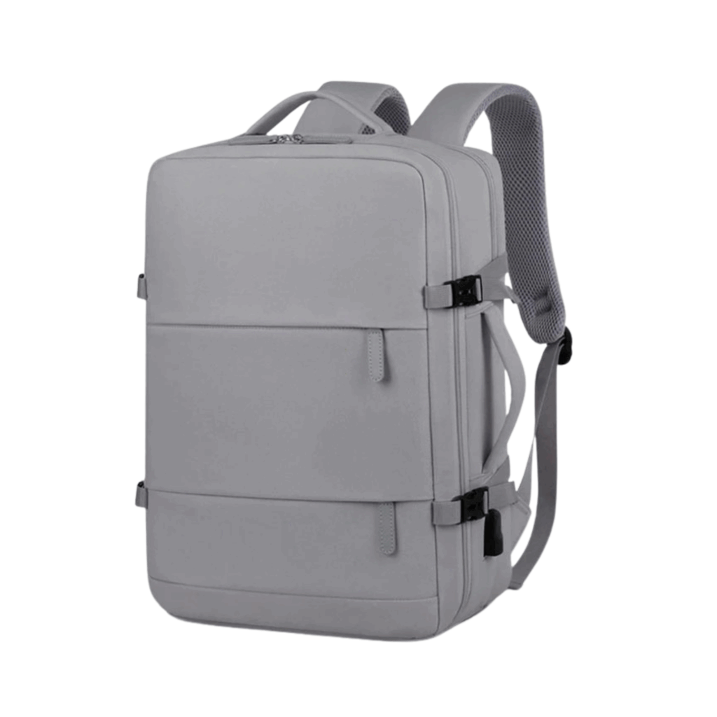 2 in 1 rucksack hand Tasche Damen grau