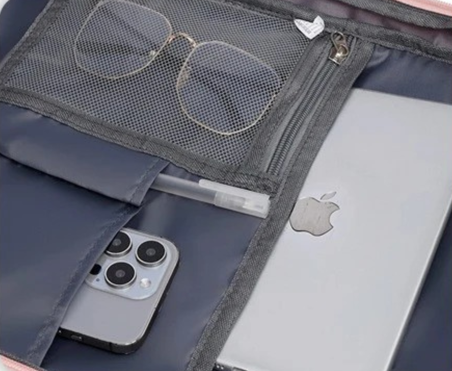 2 in 1 rucksack hand Tasche Damen innere details